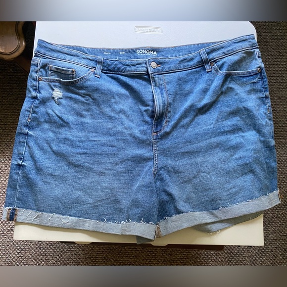 Sonoma Pants - Jean Shorts 24W (worn once)